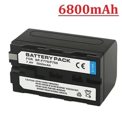 6800mAh NP-F770 NP F750 NP-F750 kamera NP-F730 bateria do Sony NP-F970 NP-F960 NP-F550 CCD-TRV215 CCD-TR917 CCD-RV100