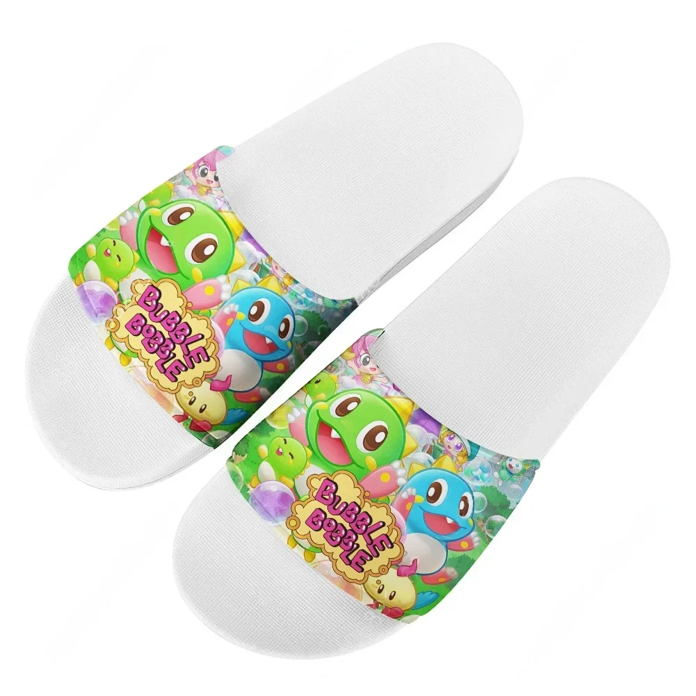 Pantuflas Bubble Bobble, Sandalias de Baño para el Hogar, Zapatos de Agua para Hombres, Mujeres y Adolescentes, Sandalias de Interior Personalizadas para Verano