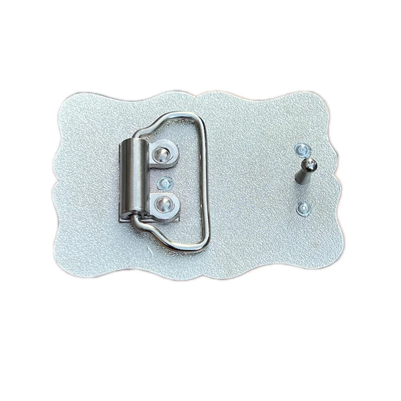 Gesper sabuk boot Spurs yang dapat diputar dari paduan seng dalam gaya Barat