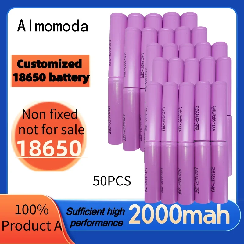 18650-35E Li-Ion 2000mAh 3c  low internal resistance vacuum cleaner aircraft model power bank screwdriver charging battery parts