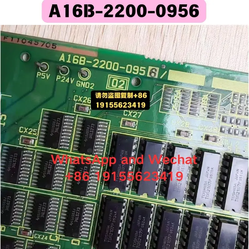 Used OEM disassembled parts A16B-2200-0956 System IO board circuit board Functional test OK
