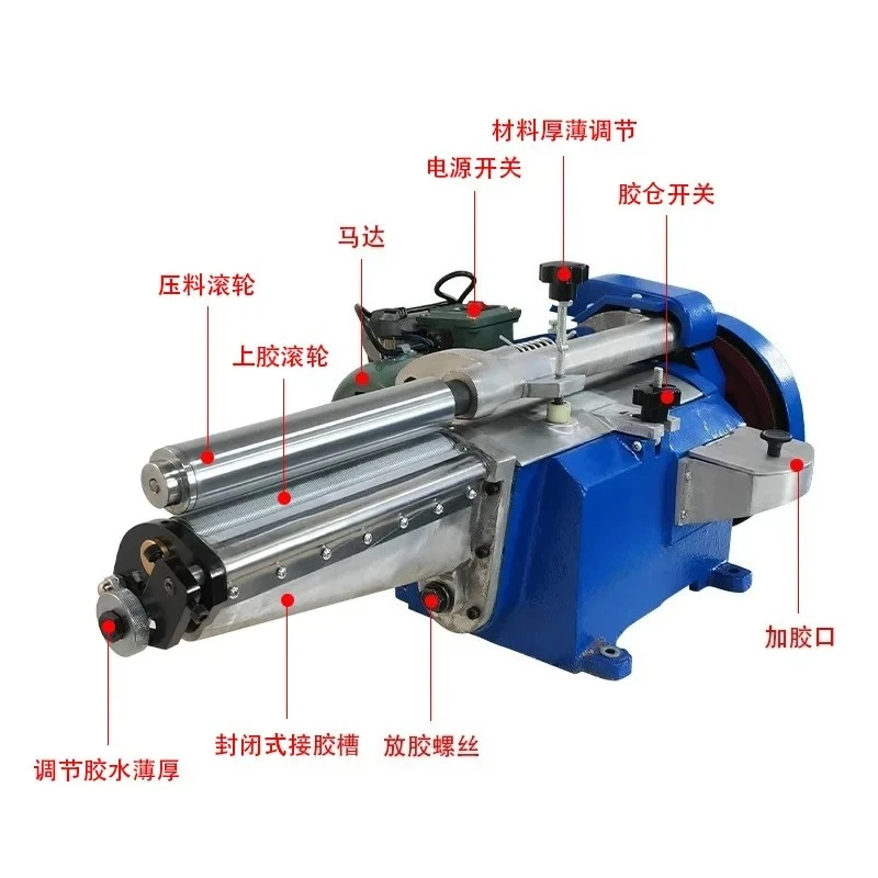 Gluing machine Soft wheel cloth wheel gluing machine Yellow glue mid-sole shoe factory gluing machine