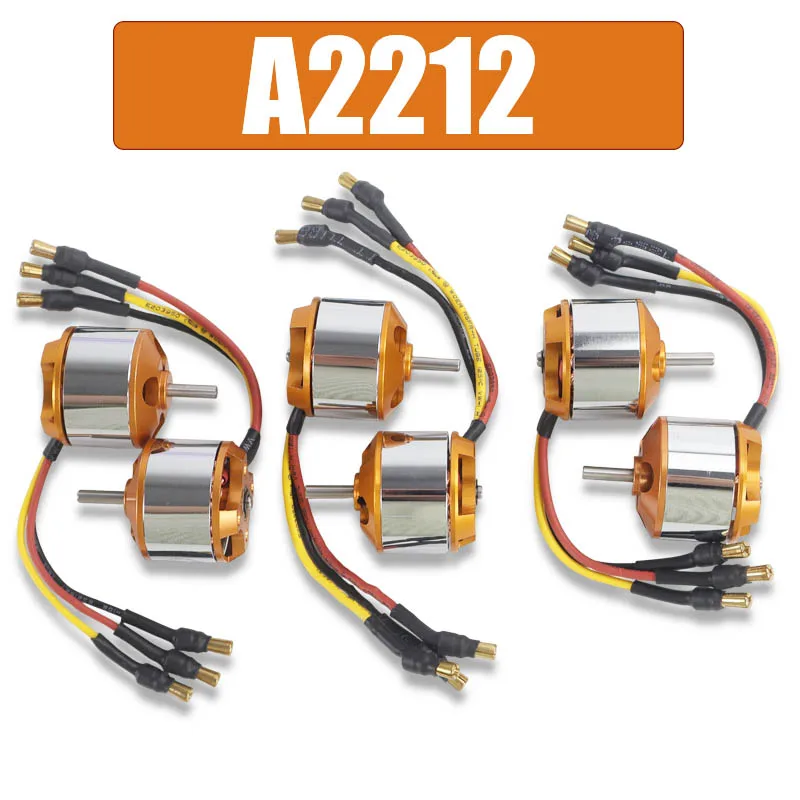 XXD A2212 Multiple KiloVoltOptions 930KV 1000KV 1400KV 2200KV 2450KV Brushless Motor for RCAirplane Fixed-Wing Multirotor Drones