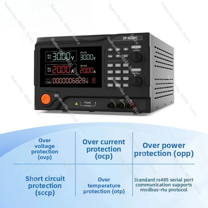 High Power Adjustable DC Regulated Power Supply 15V 20V 30V Programmable Switching CV CC Lab Bench