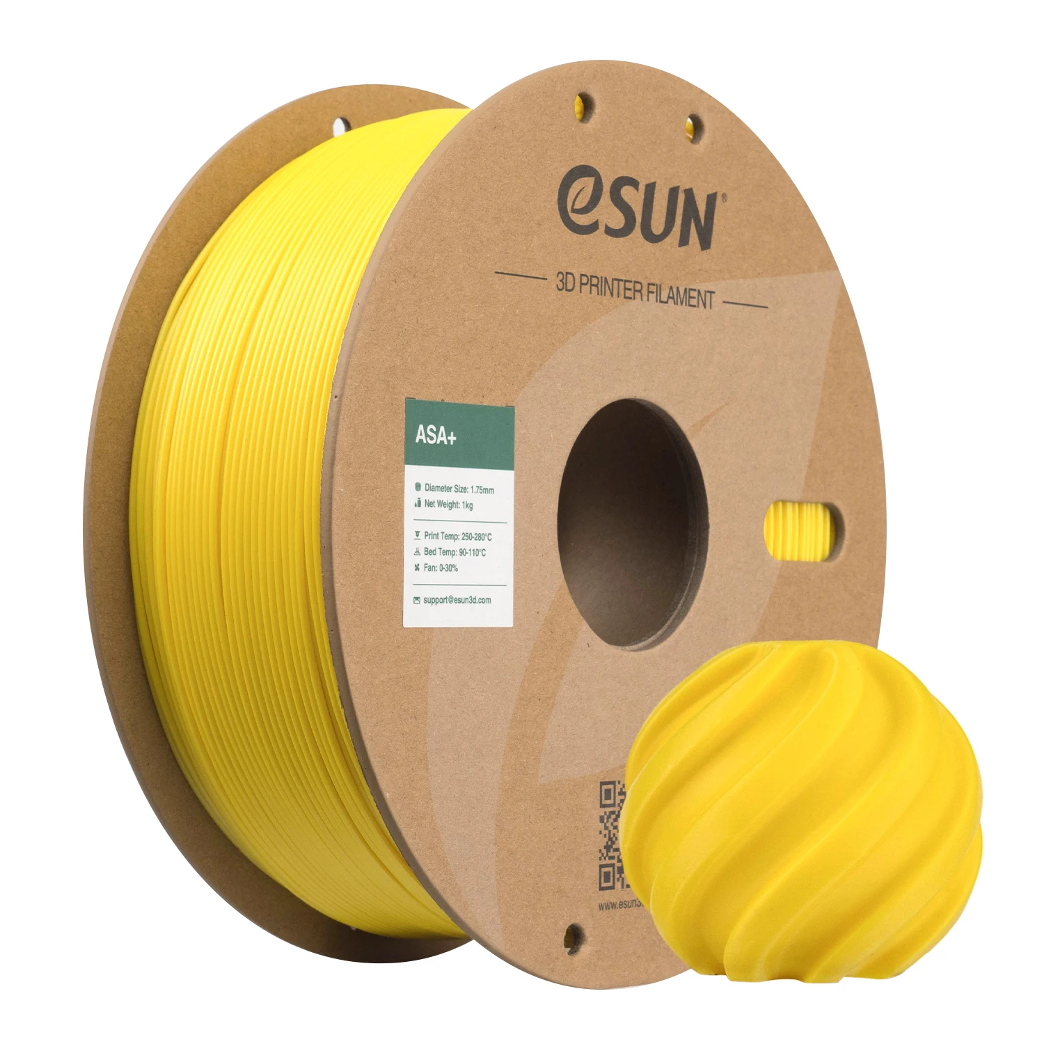eSUN ASA-filament 1,75 mm 3D-printerfilament ASA + 1 kg spoel DIY-bloempot 3D-printmateriaal ASA + 3D-filament voor 3D-printers