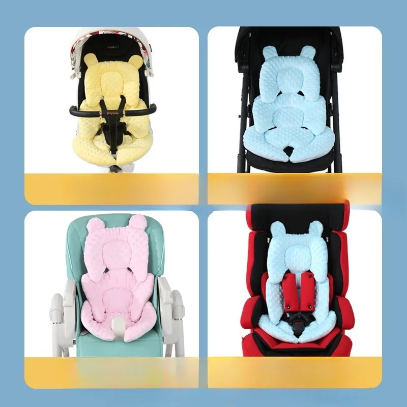 

Baby Stroller Seat Cushion Infant Double-sided Cart Seat Pad New Thick Warm Cushion Universal Baby Stroller Accessories