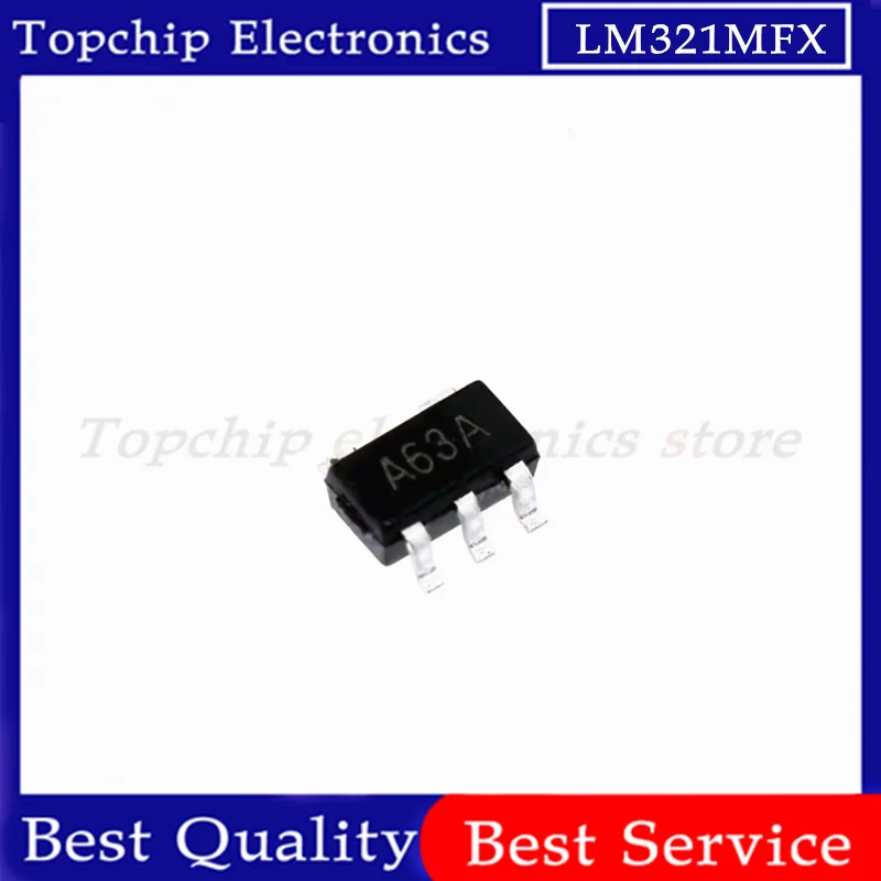 20-100pcs LM321 A63A LM321MFX SOT23-5 SOT-23 Low Power Single Op Amp General Description