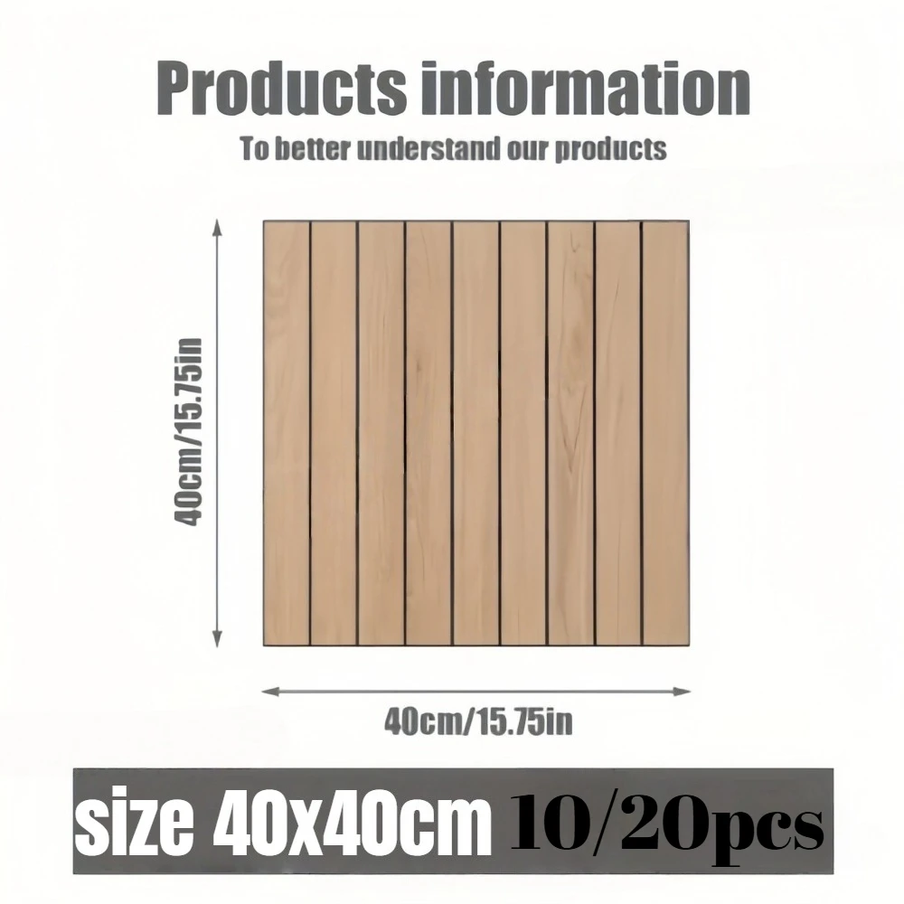 Imitation Wood Grain Grid Self-adhesive Wallpaper Suitable for Home Decoration PVC Adhesive Wall Panels Wall Renovation