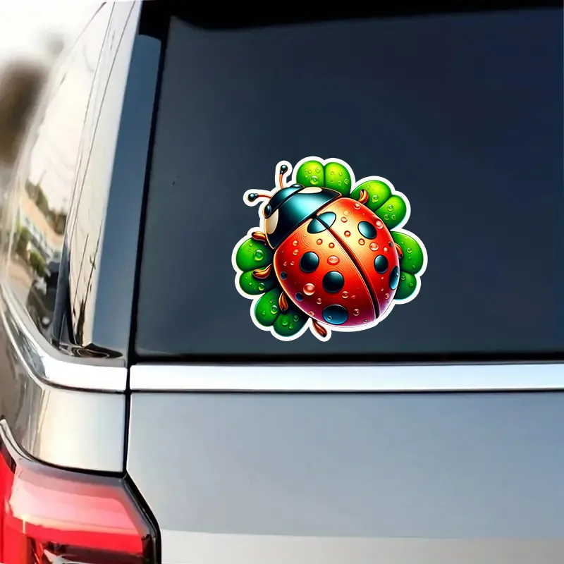Weatherproof Outdoor Vinyl Insect Car Stickers Self-Adhesive Decorative Wall Art for Living Room Bedroom Bathroom HE09