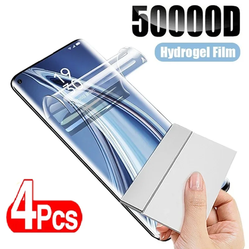 4Pcs High Definition Screen Protector For Oppo A56s A60 A58 A58x A57e A57s A57 5G 4G Hydrogel Film