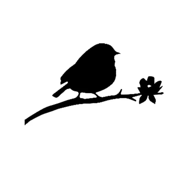 

Bird on Branch Vinyl Car Sticker Waterproof Car Accessories 10.8CM*6.4CM