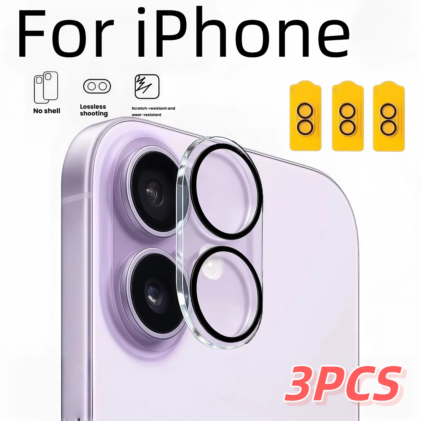 Photography With Iphone 15 - 3Pcs Rear Camera for iPhone 17/16/15/14/13/12/11