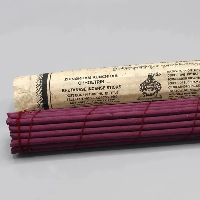 5 Bundle Handmade Paper Packing Tibetan Incense Sticks Natural Fragrances Home Indoor Buddha Calming Meditation Aromatherapy