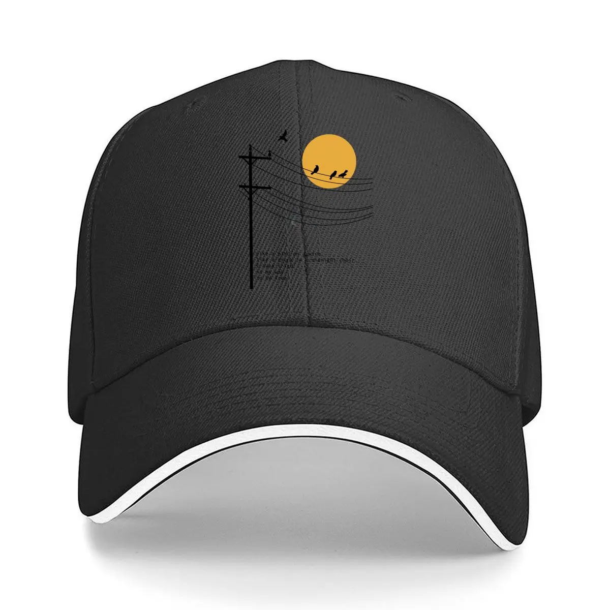 

Line - Minimalist, Nature - Inspired Art Sandwich Baseball Cap