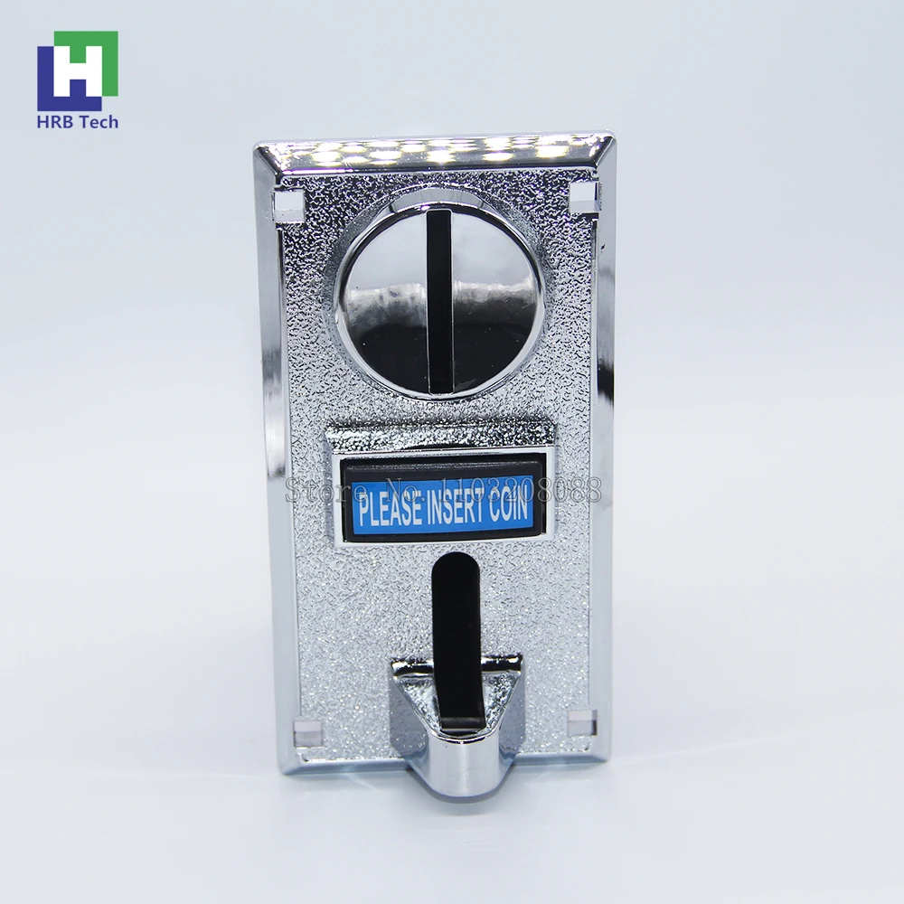 Multi Coin Acceptor Electronic Roll Down Tokens Selector Mechanism Currency Vending Machine Mech Arcade Game Redemption