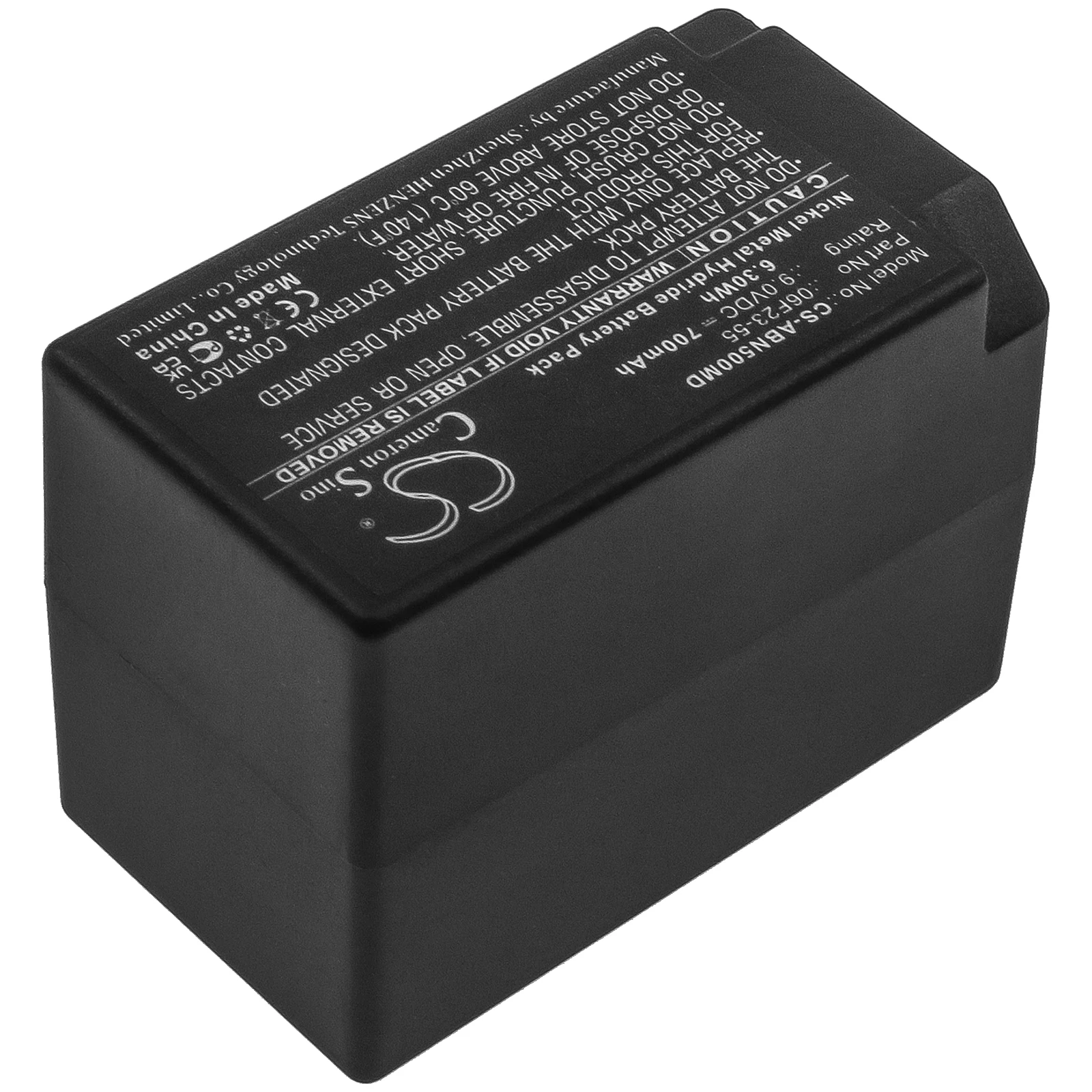 Battery for Abbott i-STAT 1,i-STAT 300-G,AN-500 PN:06F23-55 (700mAh) 9V