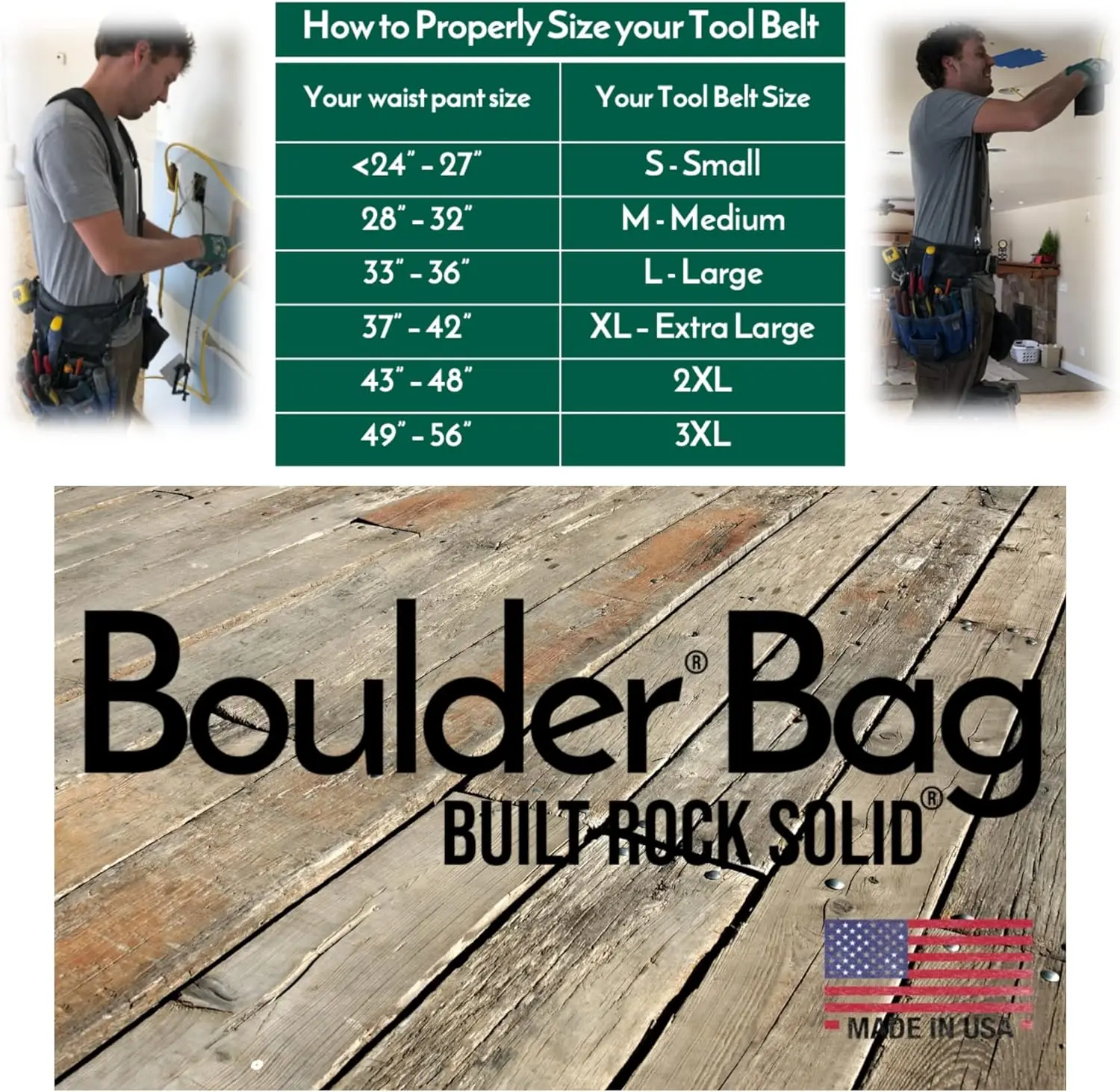 Ultimate Electrician's MAX Combo with Comfort Back Support Tool Belt, Leather Belt Buckle, Heavy Duty Work Belt, Tan