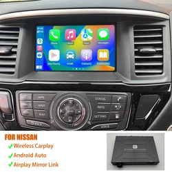AZTON Auto Navigation Upgrade Kit Android Auto Wireless Apple CarPlay For Nissan 370z Patrol Y62 Armada Phthfinder R35 GT-R