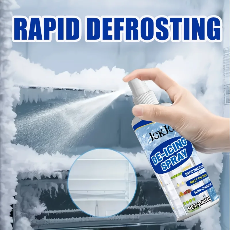 Multi functional defrosting agent - fast defrosting solution, suitable for all refrigerators, RVs, and car windshields