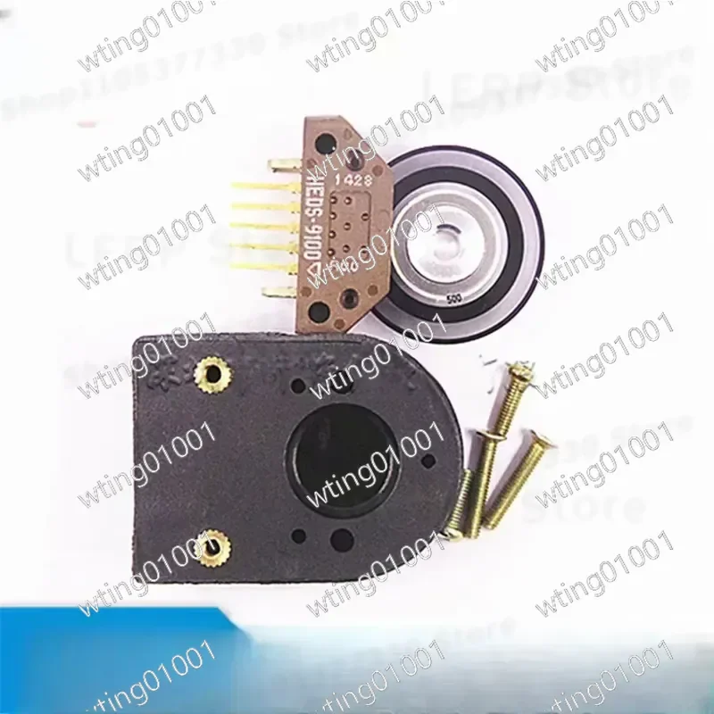 for HEDS-9100#B00 Dual Channel 1000 PPR Optical Encoder Kit with Code Wheel and Protective Casing Full Assembly Industrial