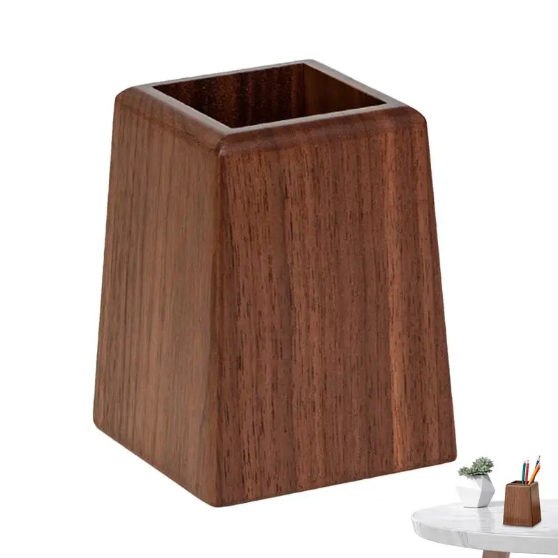 

Pencil Storage Holder Wooden Organizer Holder For Stationery Desktop Stationery Container With Aesthetic Design For Kids