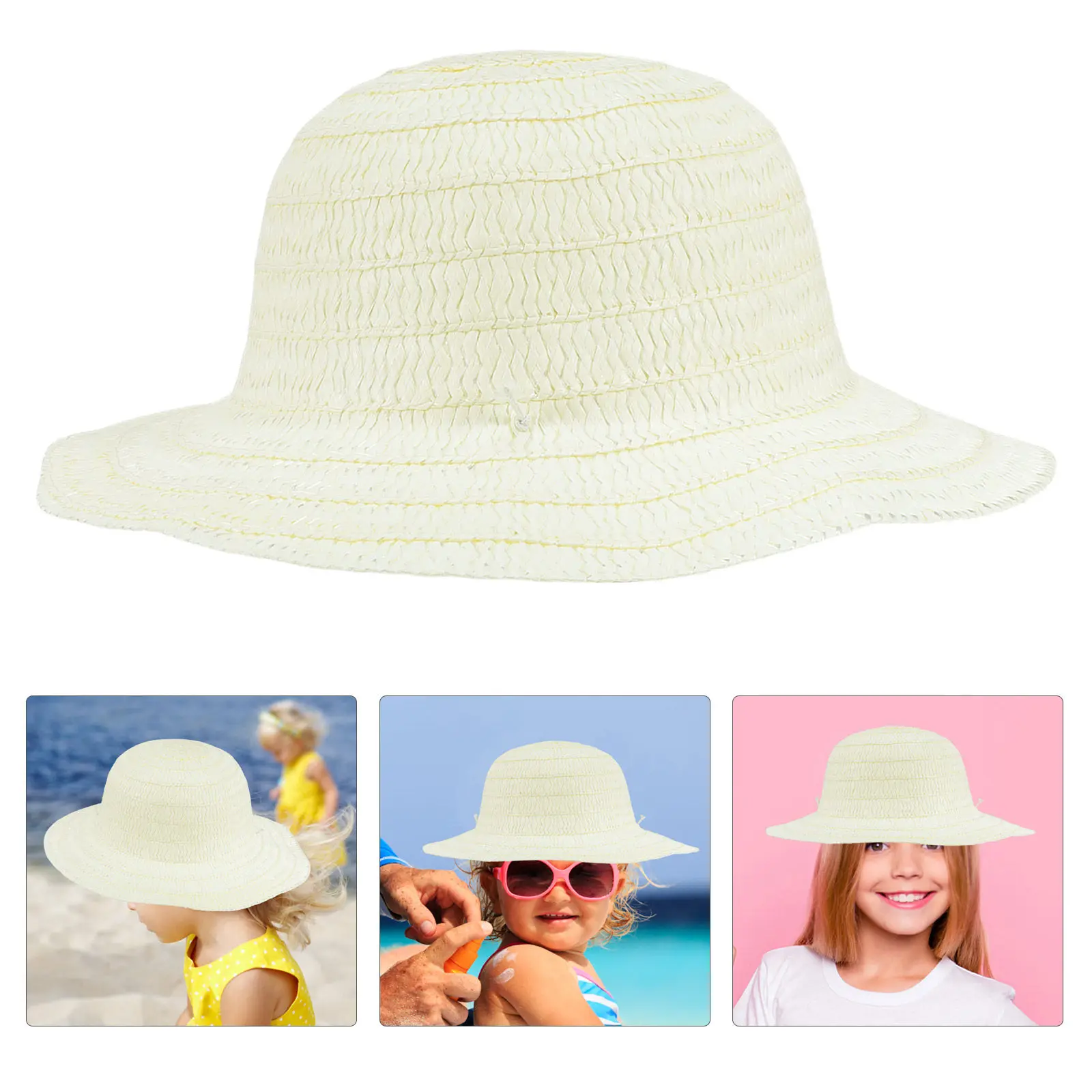 

12 шт. пустых соломенных шляп для детского творчества, креативные фермерские шляпы, раскрашиваемые вручную, солнцезащитные кепки для вечеринок, пляжных костюмов, товары для рукоделия и творчества