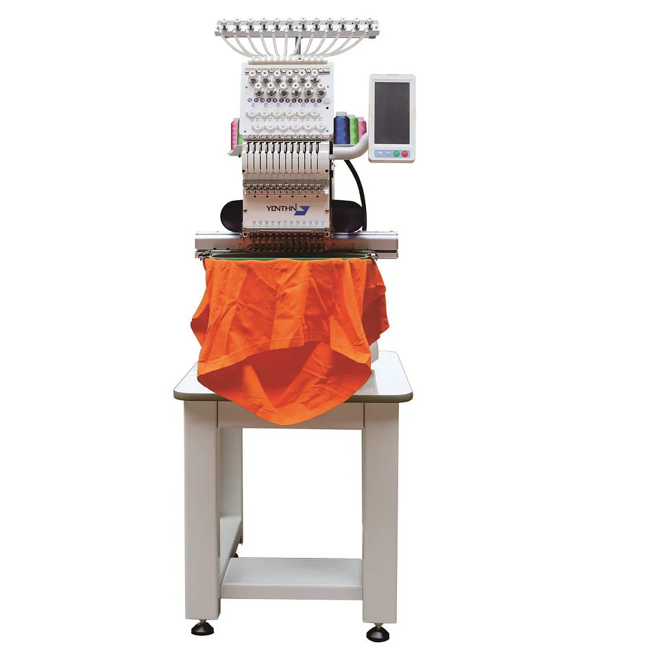 Yonthin 1Head Cap Embroidery Machine Prices For Baseball Hat Finished Garment