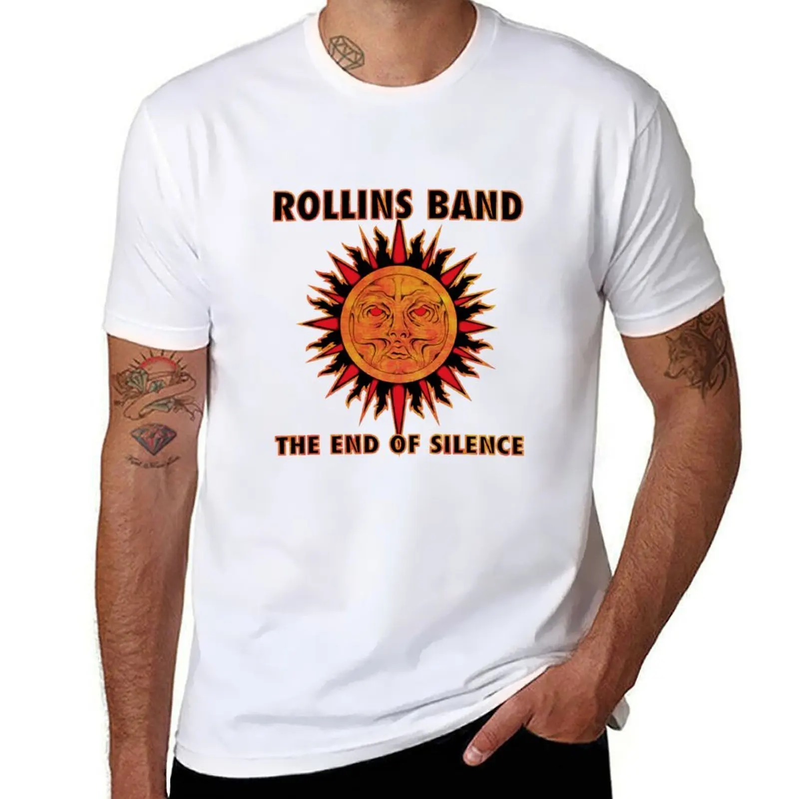 

Hotter and Hotter Rollins Band the end of silence T-Shirt anime t shirts oversize t shirt personalised T-Shirt