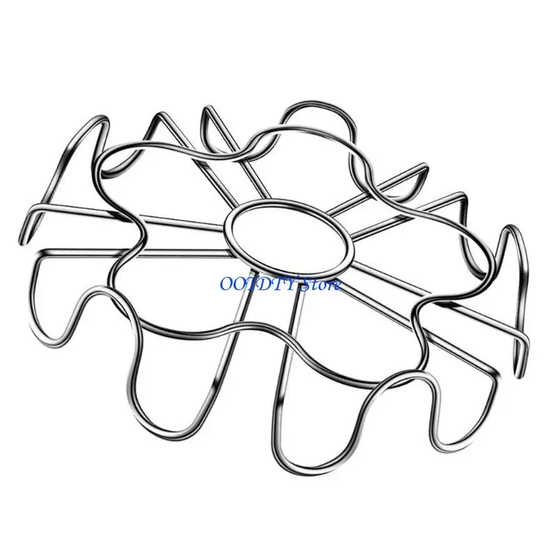 

367A Convenient Eggs Steamers Rack Thickened Stainless Steel Steam Rack Stand Rack Stable Kitchen Heating Supplies