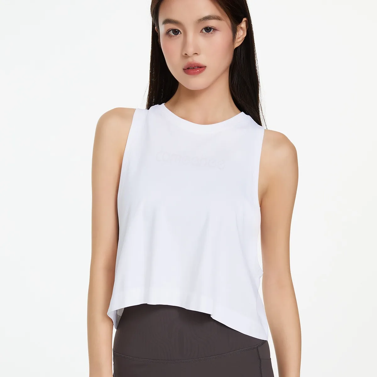 تنفس اليوغا تي شيرت المرأة الرياضة تانك المحاصيل القمم رياضة سترات بلا أكمام ملابس رياضية قمصان للجري تجريب اللياقة البدنية الملابس #2