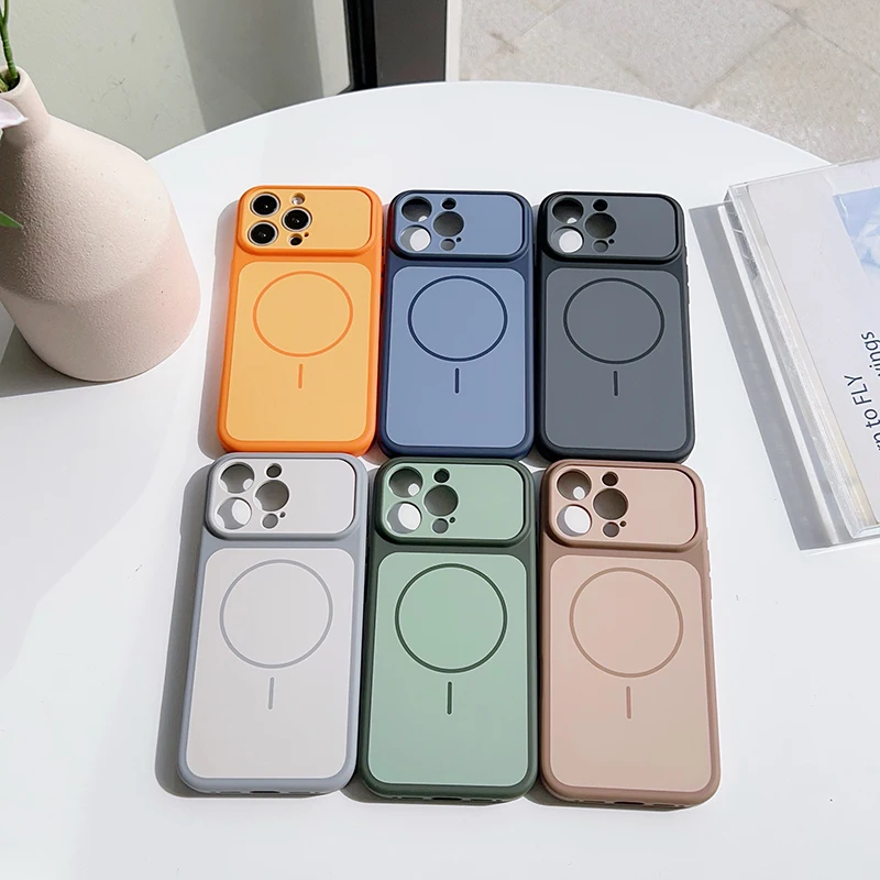 Portable And Minimalist Wireless Charging Phone Case For IPhone 17 Pro Max 13 14 15 16 Anti Drop And Shock-Absorbing Protective view 2