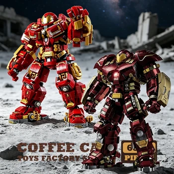 Mecha Iron Robot Bricks MOC Set Mechanical Hero Warrior Building Blocks Assembly Toys…