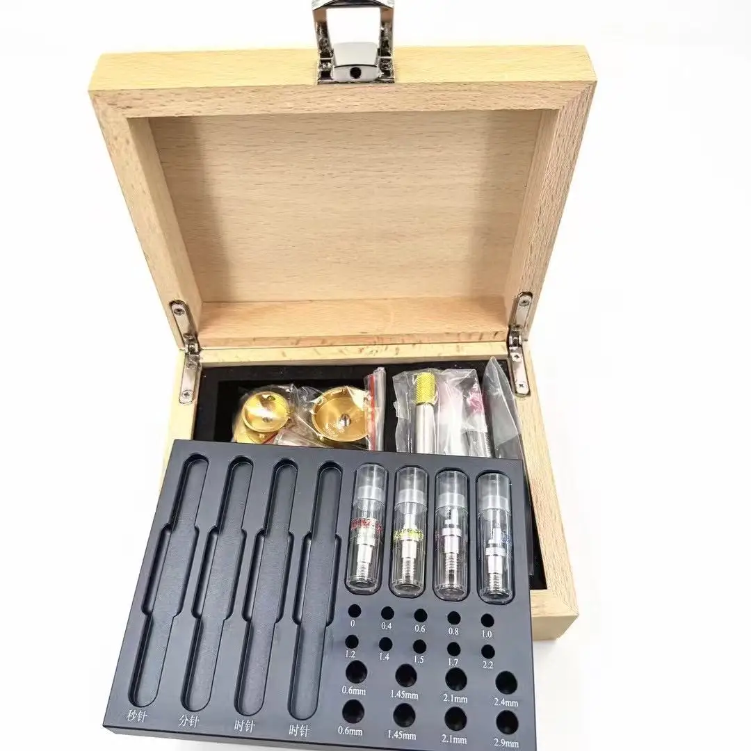 Tlf 2025 multifuncional três em um nova ferramenta de reparo de relógio pedra preciosa olho instalação ponteiro ferramenta de relógio de pulso par