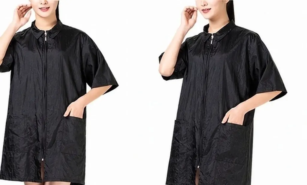 1Pcs Waterproof Hairdressing Apron for Barbers Chefs Kitchen Cooking Salon Restaurant Factory Canteen Cleaning Comfortable Work