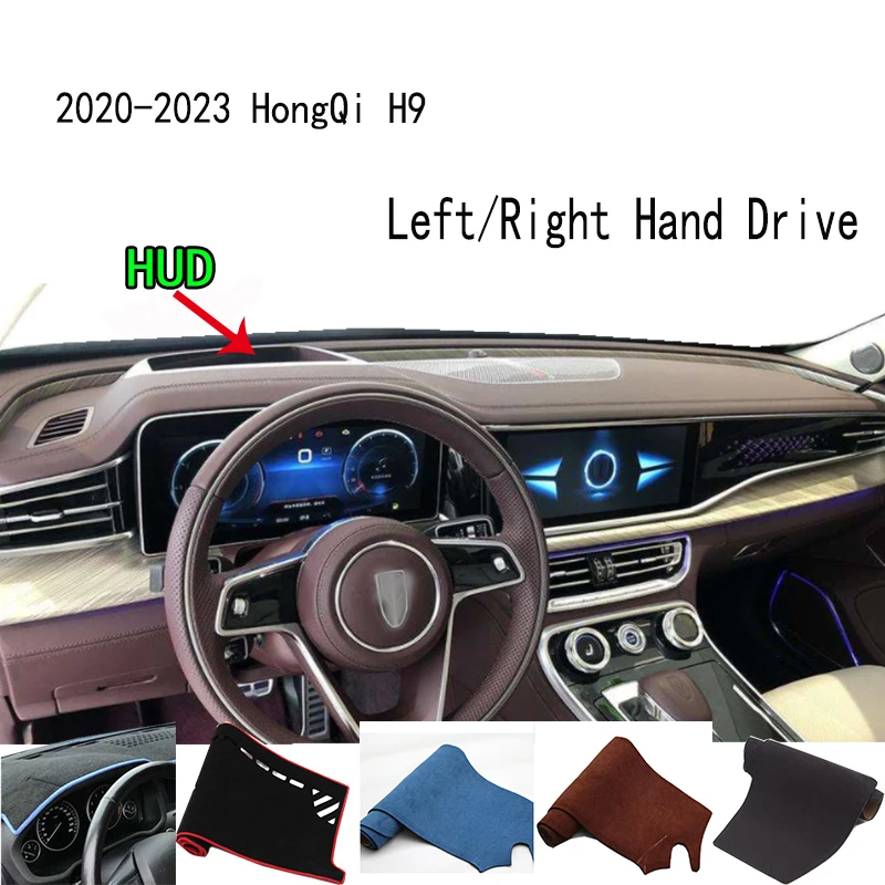 

For 2020-2023 FAW Red Flag HongQi H9 Accessories Dashboard Cover Instrument Panel Dash Mat Dashmat Protective Pad