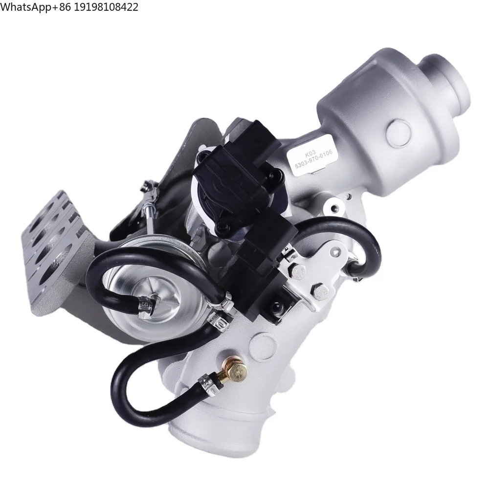 

Powertec Turbo K03 53039880087 53039880106 Turbine Turbocharger Complete Turbo 06D145701B 06D145701C for Audi A4 8EC B7 2.0 TFSI