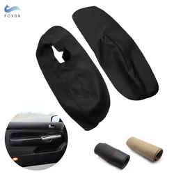 For VW Golf 4 MK4 Jetta Bora 1999 2000 2001 2002 2003 2004 2005 Only 3 Doors Car Door Armrest Panel Microfiber Leather Cover