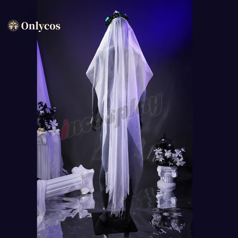 Corpse Bride Victoria Everglot Cosplay Monster Cos disfraz alto juego de rol vestido de boda para mujer traje de fiesta de Halloween conjunto completo