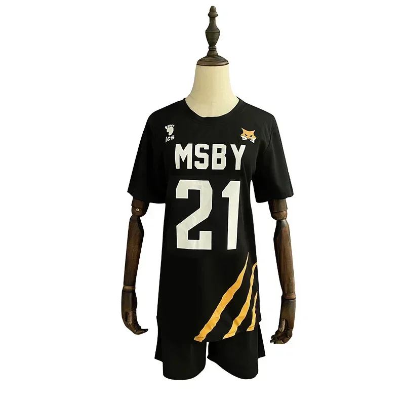 Anime Haikyuu Karasuno Sportswear costumi Cosplay Nekoma High School volley Club Shoyo Hinata Team Uniform Shirt maglie