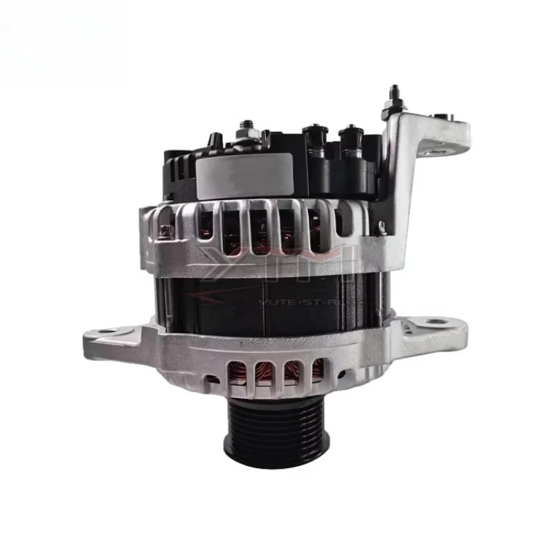 ISDF4.5 24V 80A 8PK Alternator for Dongfeng Cummins Compatible with 5662929 5625928 21BJ077 - Heavy Duty Truck Alternator