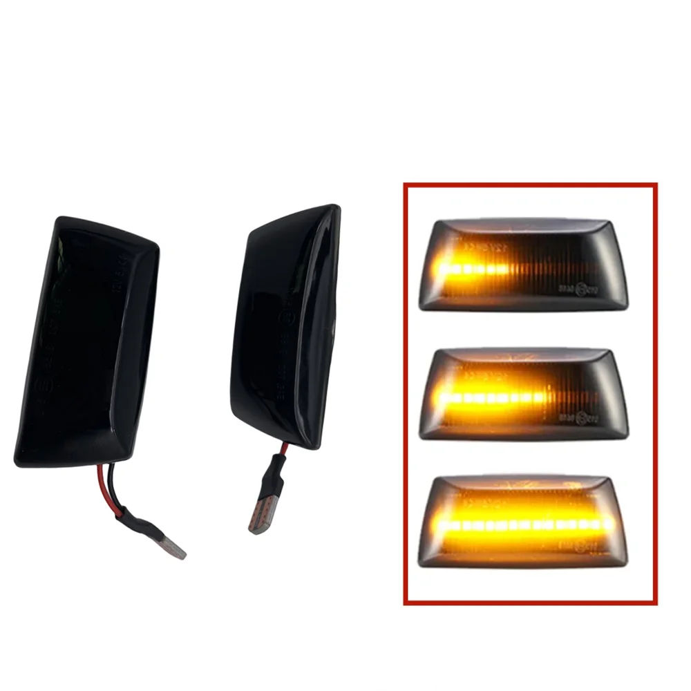 2pcs Dynamic LED Turn Signal Marker Light Lamp For Opel Astra H MK5  Zafira B MK2 Corsa D MK4 Insignia A MK1 For Chevrolet Cruze