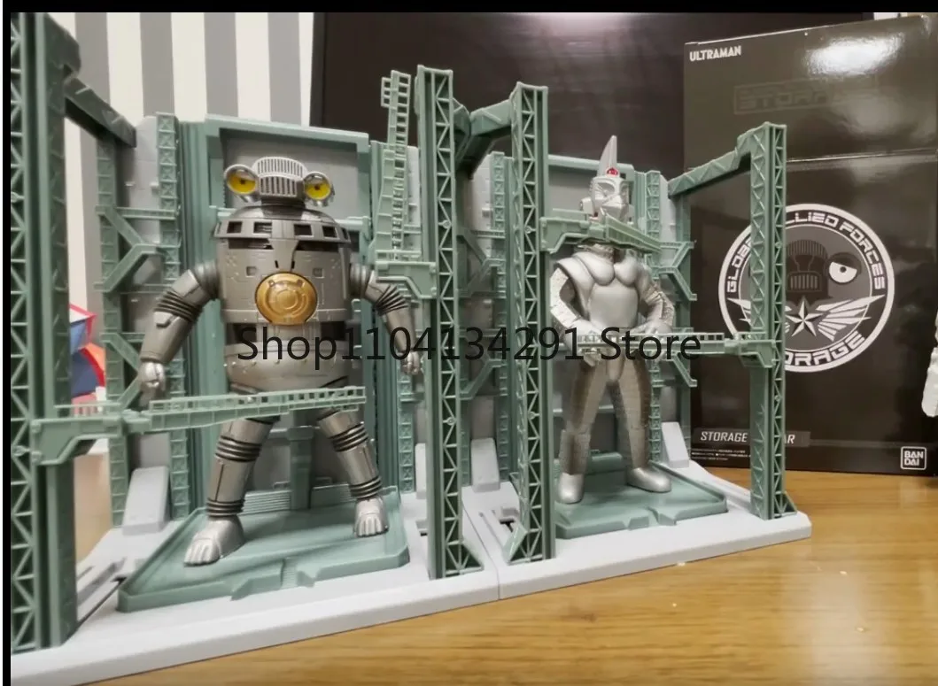 الأصلي بانداي PB طبعة محدودة Zeta Ultraman Gennaku Elevator Special Aircraft No. 2 رقم. 1 نموذج مجسم U-Ingdam مقاس 20 سم #3