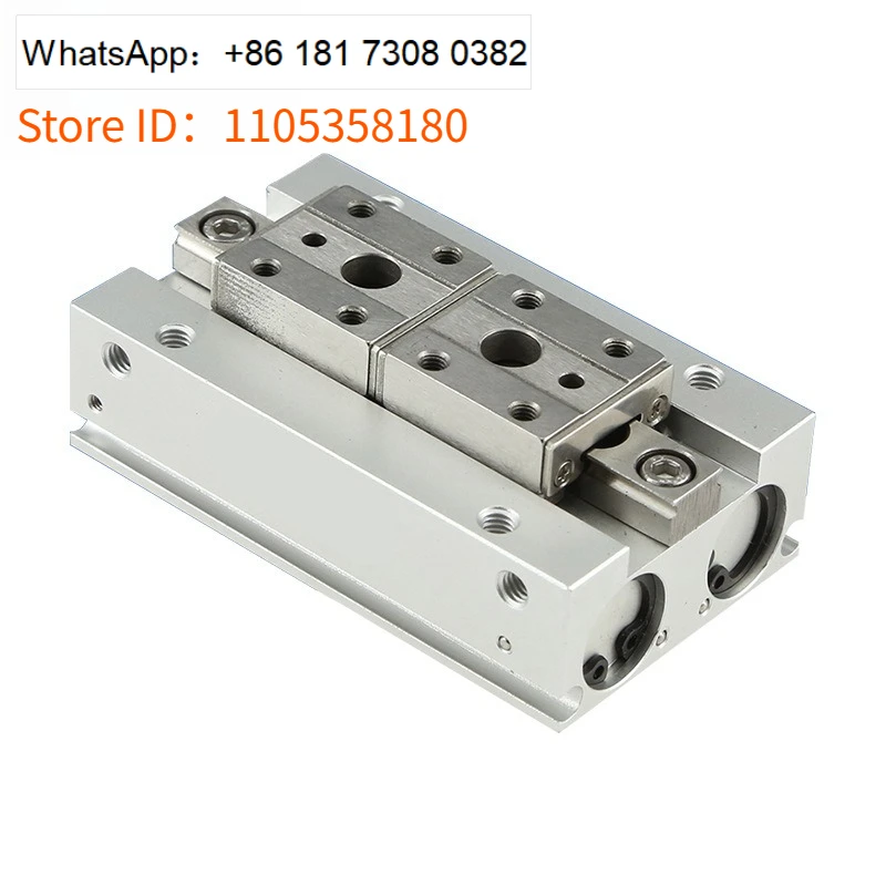 High Precision Pneumatic Slide Finger Cylinder MHF2-8D/12D/16D/20D ±0.01mm Repeatability Parallel Gripper