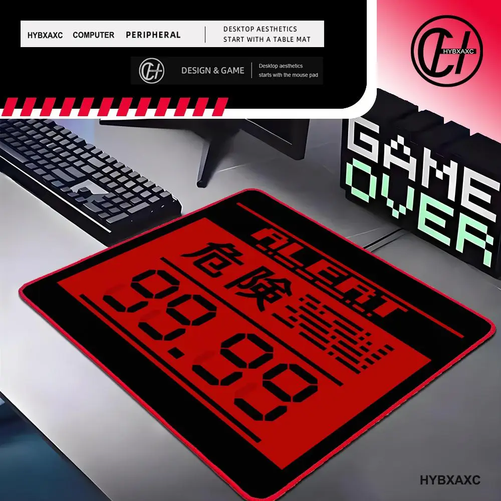 

Metal Gear Solid Alert Mode English Mouse Pad Non-Slip Rubber Base Gamer Mousepad Accessories Video Game Office Computer PC Mat