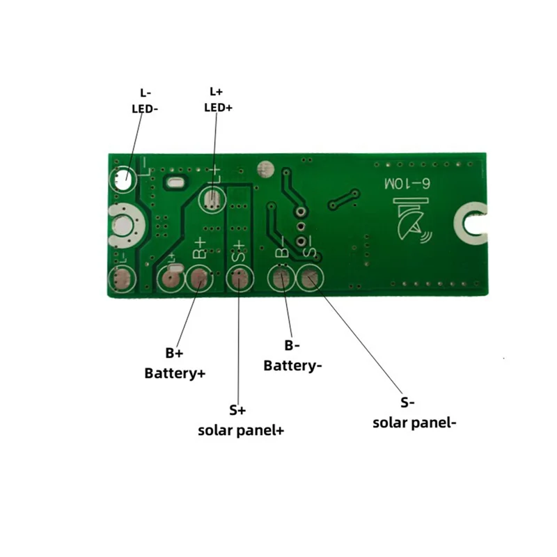 B04C-Human Body Induction Radar Solar Street Light Driver Board 3.2V 3.7V Remote Control High Power Circuit