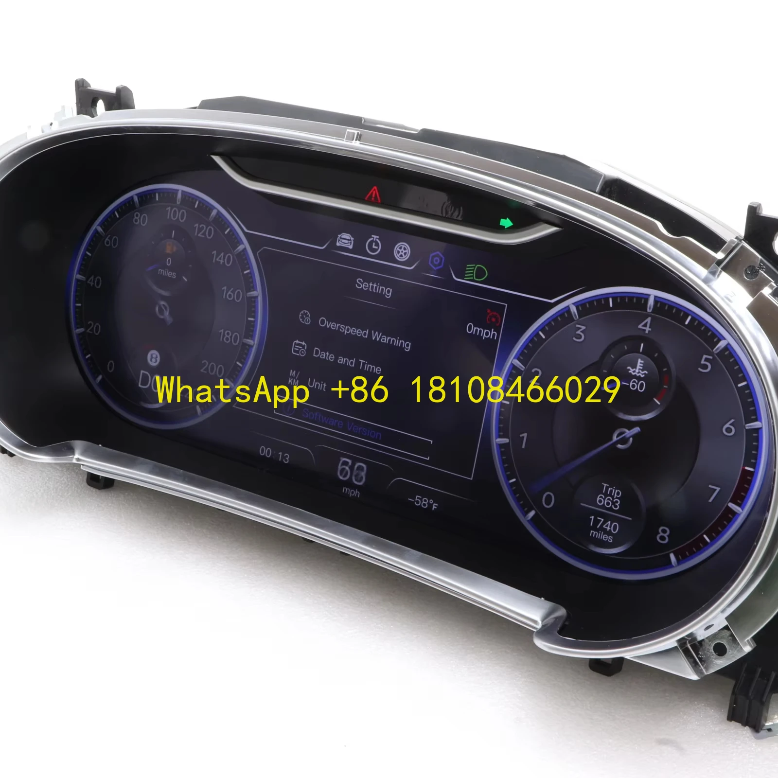 

WEIJUNPRO 12.3 Inch Digital Performance Display Dashboard Gauge Cluster USB Stereo CD Player for BENTLEY Flying Spur 1 Year