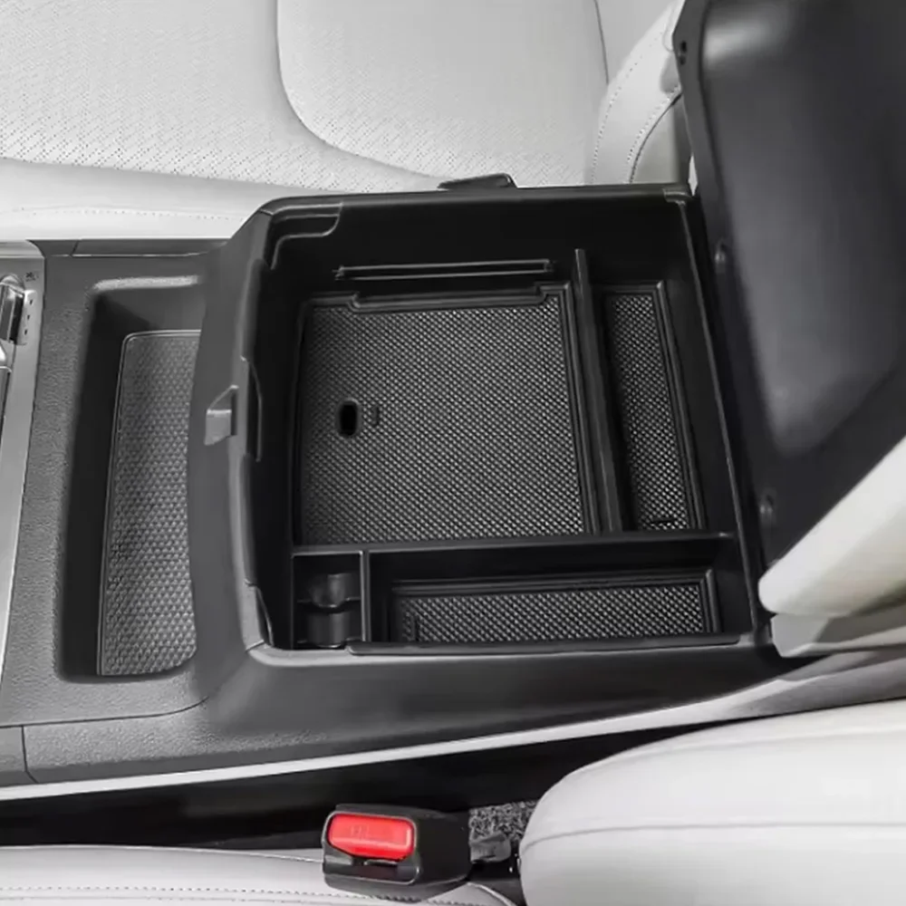 Für KIA Carnival KA4 2020 2021 2022 2023 2024 2025 ABS Auto-Armlehnen-Aufbewahrungsbox Mittelkonsolen-Organizer-Ablage Auto-Zubehör – Detail 5