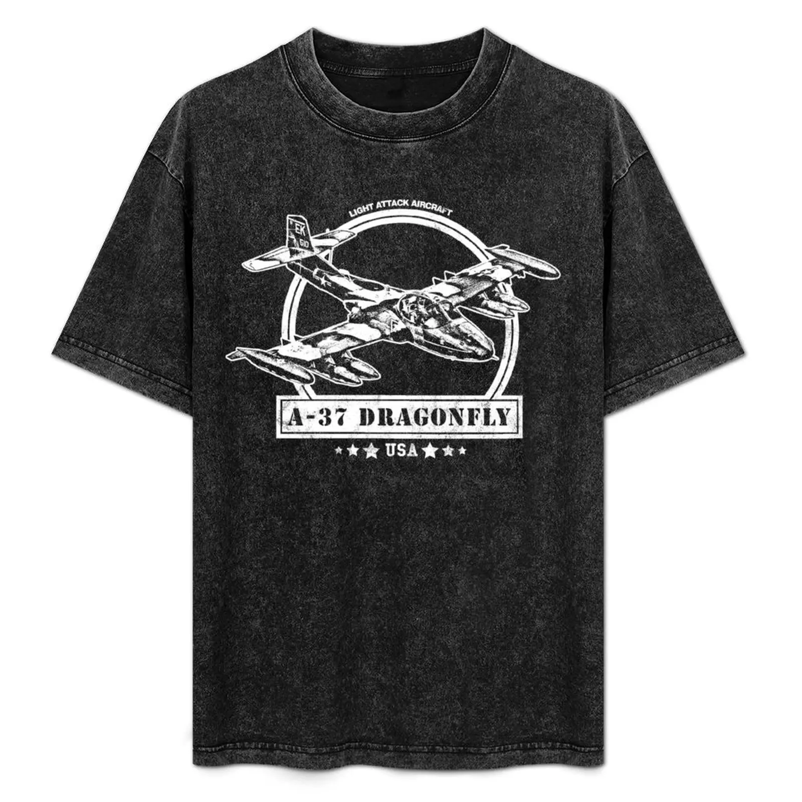 

A-37 Dragonfly Aircraft T-Shirt Street Fashion Casual Tee Shirt