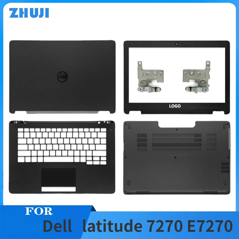 

New For Dell Latitude 7270 E7270 Laptop LCD Back Cover/Front Bezel/Hinges/Hinges Cover/Palmrest/Bottom Case Shell 0PFY8X