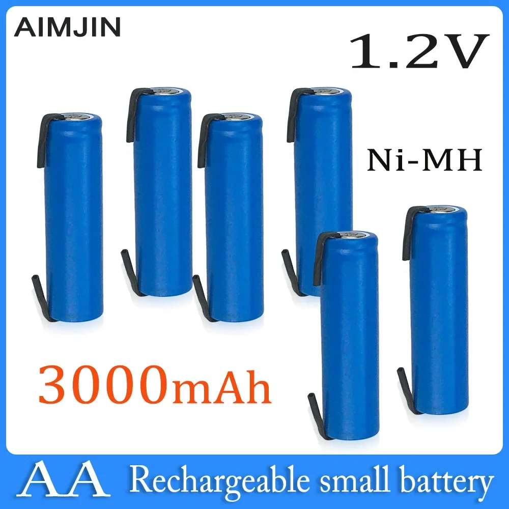 

AA 1.2V 2600mAh Ni-MH Rechargeable Battery+Solder pads, Suitable For MP3 RC Toys LED Flashligh